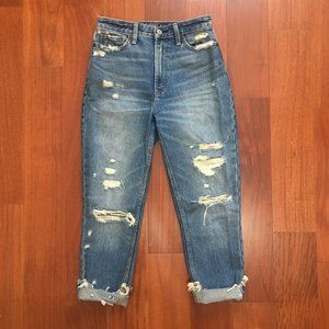 A&F Annie High Rise Girlfriend Jeans